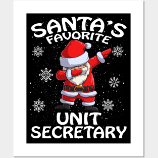 Santas Favorite Unit Secretary Christmas Posters and Art